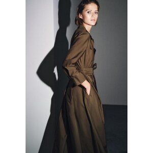 ZARA ZW COLLECTION POPLIN SHIRT DRESS